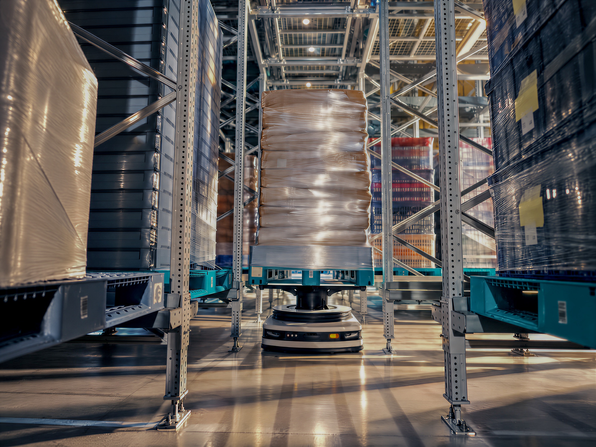 ATOMIX warehouse automation project on site