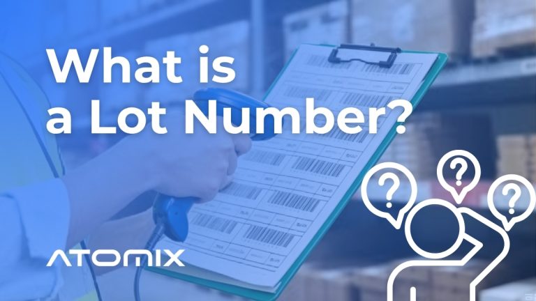 What is a lot number concept explained for inventory and manufacturing tracking